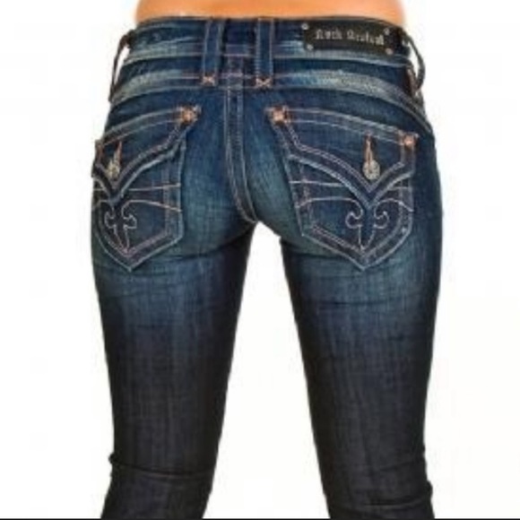 Rock Revival Gwen Bootcut Jeans Sz 29 EUC - Picture 2 of 16